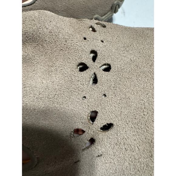 Skechers Relaxed Fit Memory Foam Suede Flats Size 9 - Picture 4 of 8